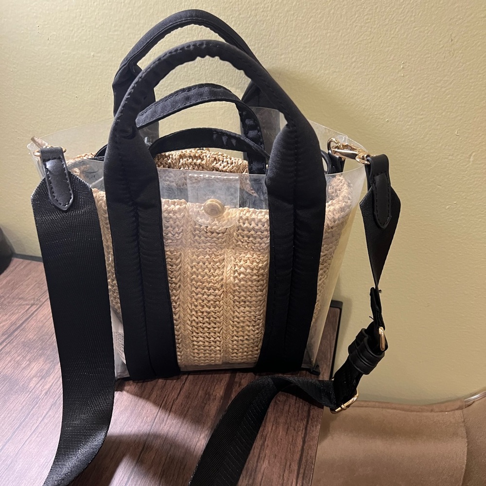 Zara mini straw bag